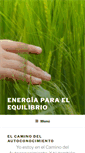 Mobile Screenshot of energiaparaelequilibrio.com