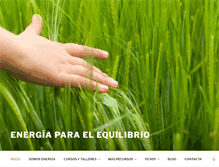 Tablet Screenshot of energiaparaelequilibrio.com